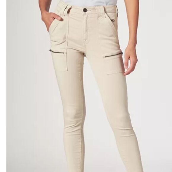 NWT NEW WOMENS BEIGE JOIE CONTEMPORARY FIT PARK CARGO PANT 6 Activewear - Picture 1 of 13